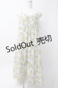 axes femme / 花柄ワンピース  ミント Y-25-06-09-106-AX-OP-SZ-ZY