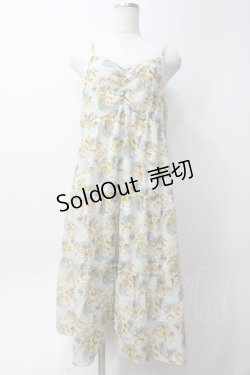 画像1: axes femme / 花柄ワンピース  ミント Y-25-06-09-106-AX-OP-SZ-ZY