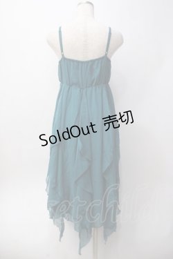 画像2: axes femme / レース刺繍シフォンワンピース  グリーン Y-25-06-09-117-AX-OP-SZ-ZY