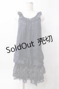 axes femme / パール襟ワンピース  紺 Y-25-06-09-118-AX-OP-SZ-ZY