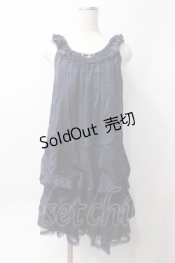 画像1: axes femme / パール襟ワンピース  紺 Y-25-06-09-118-AX-OP-SZ-ZY