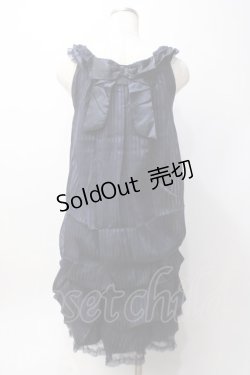 画像2: axes femme / パール襟ワンピース  紺 Y-25-06-09-118-AX-OP-SZ-ZY