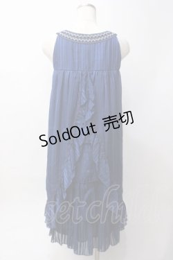 画像2: axes femme / ストライプワンピース  紺 Y-25-06-09-119-AX-OP-SZ-ZY
