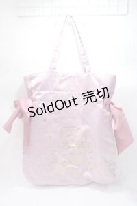 Maison de FLEUR / リトルツインスターズトートバック  ピンク Y-25-06-09-015-LO-BG-SZ-ZY