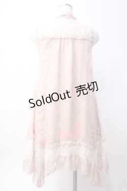 画像2: axes femme / シャドーストライプリボンワンピース  ピンク Y-25-06-09-125-AX-OP-SZ-ZY