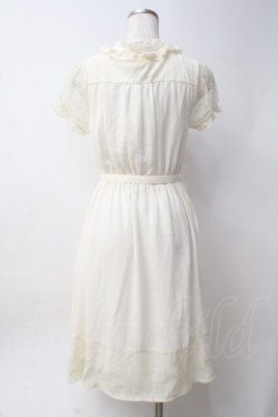 画像2: axes femme / レーシー切り替えワンピース  生成り Y-25-06-09-130-AX-OP-SZ-ZY