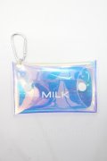 MILK / シャイニングオーロラポーチ  オーロラ Y-25-06-09-002-ML-ZA-SZ-ZY