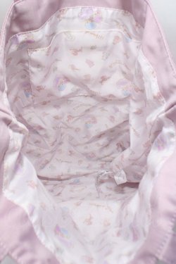 画像4: Maison de FLEUR / リトルツインスターズトートバック  ピンク Y-25-06-09-015-LO-BG-SZ-ZY