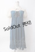 axes femme / レースカラードッキングワンピース  グリーン Y-25-06-09-138-AX-OP-SZ-ZY