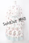 Melody BasKet / Royal Berry フラットカラーワンピース  アイボリー Y-25-06-09-144-LO-OP-SZ-ZT456