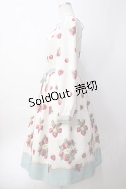 画像2: Melody BasKet / Royal Berry フラットカラーワンピース  アイボリー Y-25-06-09-144-LO-OP-SZ-ZT456