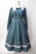 Amavel / Sugar Laceワンピース  グリーン Y-25-06-09-146-CA-OP-SZ-ZY