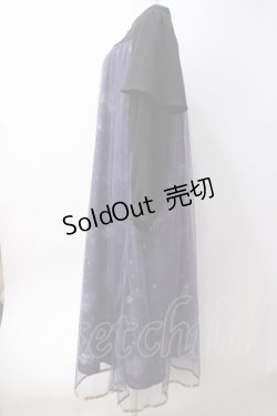 画像2: axes femme / ステラートプリントシャツワンピース  パープル Y-25-06-09-147-AX-OP-SZ-ZY