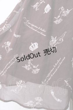 画像3: Ank Rouge /エンジェル柄ワンピース  ブラウン Y-25-06-09-151-CA-OP-SZ-ZY