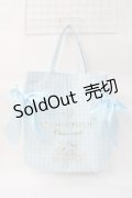 Maison de FLEUR / シナモンWリボントートバック  サックス Y-25-06-09-018-LO-BG-SZ-ZY