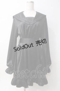 画像1: 中国ロリータ / 刺繍入りワンピース  黒 Y-25-06-09-165-LO-OP-SZ-ZY