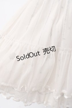 画像3: axes femme / オーナメントプリントチュールスカート  生成 Y-25-06-09-173-AX-SK-SZ-ZY