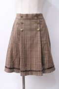 axes femme / ダブルボタンキュロット  ブラウン Y-25-06-09-175-AX-PA-SZ-ZY