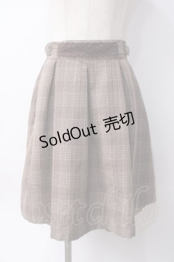 画像1: axes femme / サイドベルトタックキュロット  ブラウン Y-25-06-09-176-AX-PA-SZ-ZY