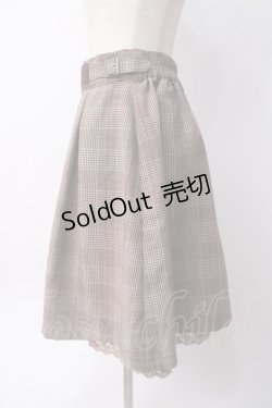 画像2: axes femme / サイドベルトタックキュロット  ブラウン Y-25-06-09-176-AX-PA-SZ-ZY