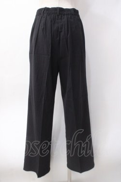 画像3: axes femme / 裾刺繍ストレートパンツ  黒 Y-25-06-09-184-AX-PA-SZ-ZY