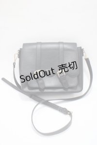 m petit by misako / スカラップショルダーバッグ  黒 Y-25-06-09-022-LO-BG-SZ-ZT-K023
