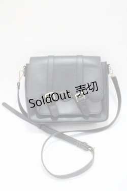 画像1: m petit by misako / スカラップショルダーバッグ  黒 Y-25-06-09-022-LO-BG-SZ-ZT-K023