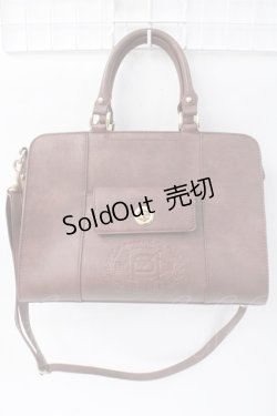 画像1: Maison de FLEUR Petite Robe canone / 列車に飛び乗るボストンバッグ  ブラウン Y-25-06-09-025-EL-BG-SZ-ZY