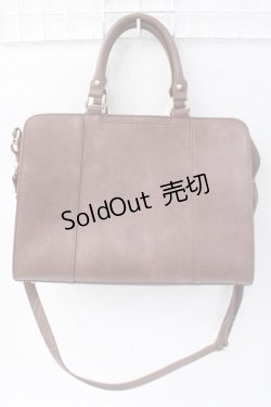画像2: Maison de FLEUR Petite Robe canone / 列車に飛び乗るボストンバッグ  ブラウン Y-25-06-09-025-EL-BG-SZ-ZY