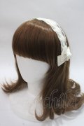 m petit by misako / NINA'Sコラボヘッドドレス  生成り Y-25-06-09-031-LO-AC-SZ-ZY