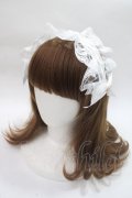 Princess Melody / ヘッドドレス(クリップ付き)  白 Y-25-06-09-032-EL-AC-AS-ZY