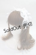 Princess Melody / ヘッドドレス(クリップ付き)  白 Y-25-06-09-032-EL-AC-AS-ZY