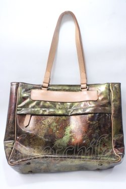画像2: Jean Paul GAULTIER / Vサイバークリアトートバッグ  玉虫 Y-25-06-12-005-GO-BG-SZ-ZY