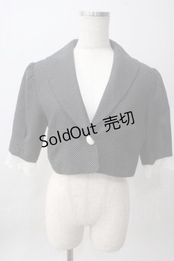 画像1: MILK / ドットショートトップス  黒 Y-25-06-12-047-ML-TO-SZ-ZY