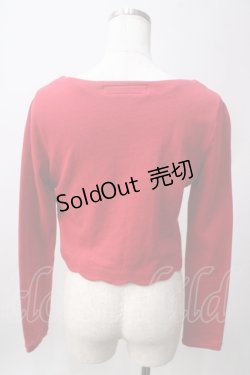 画像2: MILK / スウェットカーディガン  アカ Y-25-06-12-048-ML-TO-SZ-ZT453