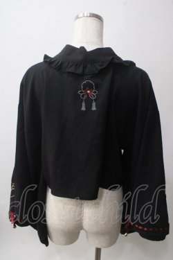 画像2: Amavel / おもひでの玩具箱和風羽織 F 黒 Y-25-06-12-055-CA-TO-SZ-ZY
