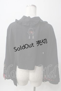 画像2: Amavel / おもひでの玩具箱和風羽織 F 黒 Y-25-06-12-055-CA-TO-SZ-ZY
