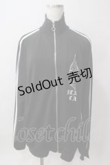 LISTEN FLAVOR / ブラックキャットジャージ  黒 Y-25-06-12-061-PU-TO-SZ-ZT337