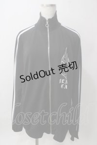 LISTEN FLAVOR / ブラックキャットジャージ  黒 Y-25-06-12-061-PU-TO-SZ-ZT337