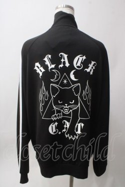画像2: LISTEN FLAVOR / ブラックキャットジャージ  黒 Y-25-06-12-061-PU-TO-SZ-ZY