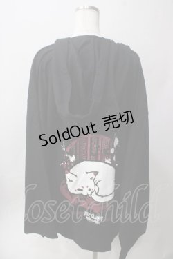 画像2: Deorart / バックプリント振袖ジップパーカー F ブラック Y-25-06-12-064-PU-TO-SZ-ZY