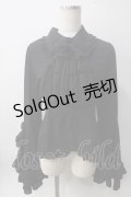 ATELIER PIERROT / ルイーズジャボタイブラウス  黒 Y-25-06-12-065-EL-BL-SZ-ZY