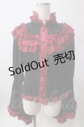 ATELIER PIERROT / 狂人による第九 赤黒ブラウス  赤黒 Y-25-06-12-068-EL-BL-SZ-ZY