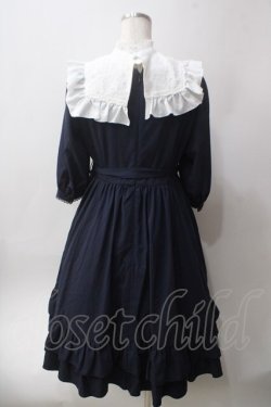 画像2: Sheglit / "Harriet"パフワンピース M ネイビー Y-25-06-12-076-EL-OP-SZ-ZY