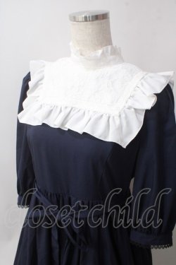 画像3: Sheglit / "Harriet"パフワンピース M ネイビー Y-25-06-12-076-EL-OP-SZ-ZY
