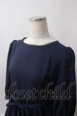 画像4: Sheglit / "Harriet"パフワンピース M ネイビー Y-25-06-12-076-EL-OP-SZ-ZY