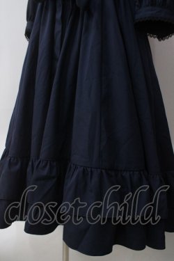 画像5: Sheglit / "Harriet"パフワンピース M ネイビー Y-25-06-12-076-EL-OP-SZ-ZY