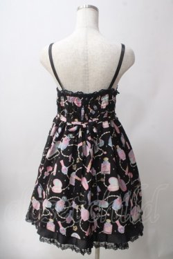 画像2: Angelic Pretty / Dreamy Girlハイウエストジャンパースカート  黒 Y-25-06-12-077-AP-OP-SZ-ZY
