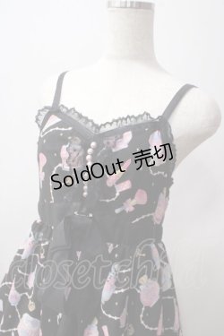 画像3: Angelic Pretty / Dreamy Girlハイウエストジャンパースカート  黒 Y-25-06-12-077-AP-OP-SZ-ZY