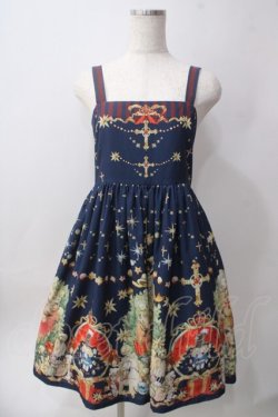画像1: Royal Princess Alice / acred Night Fairy Tale ジャンパースカート  ネイビー Y-25-06-12-081-LO-OP-SZ-ZY